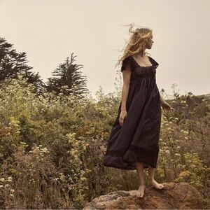 NWT Doen Lucienne dress black medium